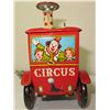 Image 2 : TIN WIND UP LITHOGRAPHY CIRCUS CAR (5.25" HIGH X 4.5" LONG X 2.75" WIDE) *BALL NOT INCLUDED*