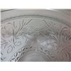 Image 3 : CRYSTAL CLEAR COOKIE JAR WITH SUNFLOWER/DAISY DESIGN (ANCHOR HOCKING 1940S-1960S) *5.5" WIDE AT RIM 