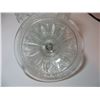 Image 5 : CRYSTAL CLEAR COOKIE JAR WITH SUNFLOWER/DAISY DESIGN (ANCHOR HOCKING 1940S-1960S) *5.5" WIDE AT RIM 