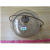 Image 2 : OIL STOVE GLASS CONTAINER, 2 BRASS PUMPS AND WICK