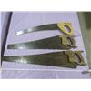 Image 1 : LOT OF 3 HAND SAWS