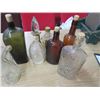 Image 3 : LOT OF ASSORTED BOTTLES AND DECANTERS (CROWN ROYAL, CANADIAN WHISKEY, ETC.)