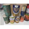 Image 2 : LOT OF OIL CANS & GREASE TINS (FULL)