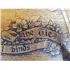 Image 2 : ETHNIC TRAMP ART TIE RACK (WOOD BURNED) *12" X 5"*