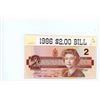 Image 1 : TWO DOLLAR BILL (CANADA) *1986-LAST YEAR OF ISSUE*