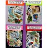 Image 1 : LARGE LOT OF STAMPS (4 PACKAGES OF APPROXIMATLY 100 STAMPS EACH-MORE THAN 400 IN TOTAL) *NICE ASSORT