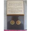 Image 3 : FOUR TRADE COINS IN CASES (1984 PA RAIDERS, PRINCE ALBERT EXHIBITION 100TH ANNIVERSARY)