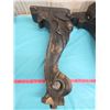 Image 2 : 2 ORNATE LEGS (WOOD-26 INCHES LONG) *MATCHING--PIANO?*