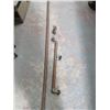 Image 2 : 2-VINTAGE BRASS BAR RAILINGS (BRASS BARS-73" LONG, 23" LONG)