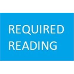 ALL BIDDER MUST READ LOT 0!