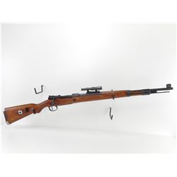 WWII ERA, GERMAN, DOU CHEZ , MODEL: K98 MAUSER WITH RARE ZF41 SCOPE  , CALIBER: 8MM MAUSER