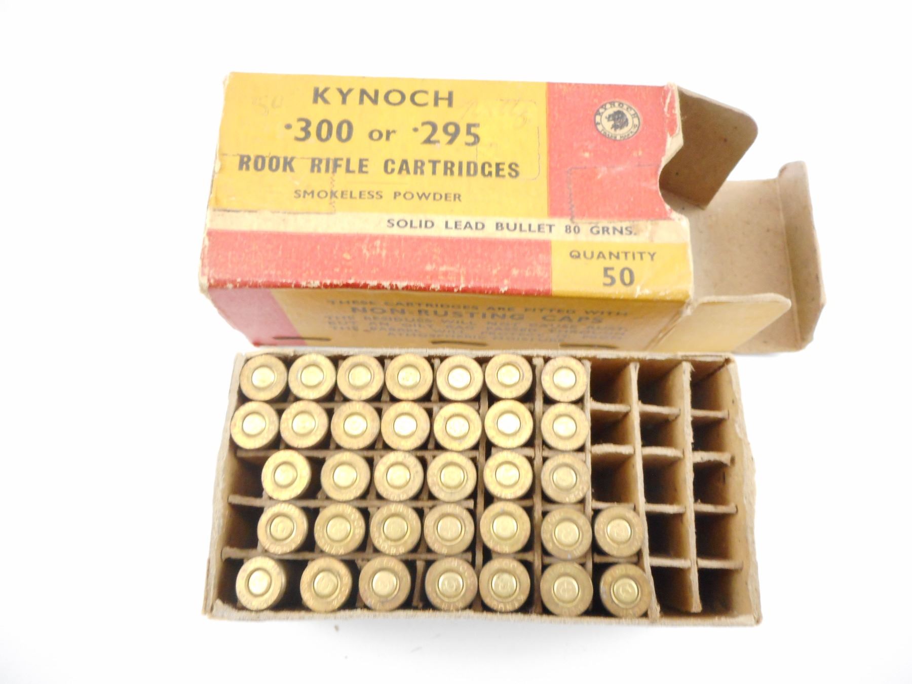 KYNOCH .300 OR .295 ROOK RIFLE AMMO
