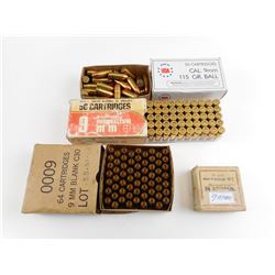 9MM BALL, 9MM PARRABELLUM, 9MM BLANKS, 9MM METAKA