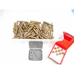 RIFLE, PISTOL ASSORTED AMMO