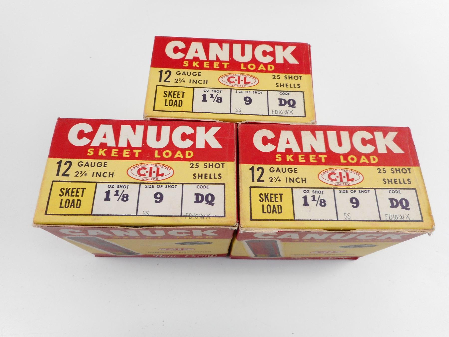 CANUCK 12 GAUGE 2 3 4 SKEET LOAD SHOTGUN SHELLS canuck-12-gauge-2-3-4-skeet-load-shotgun-shells
