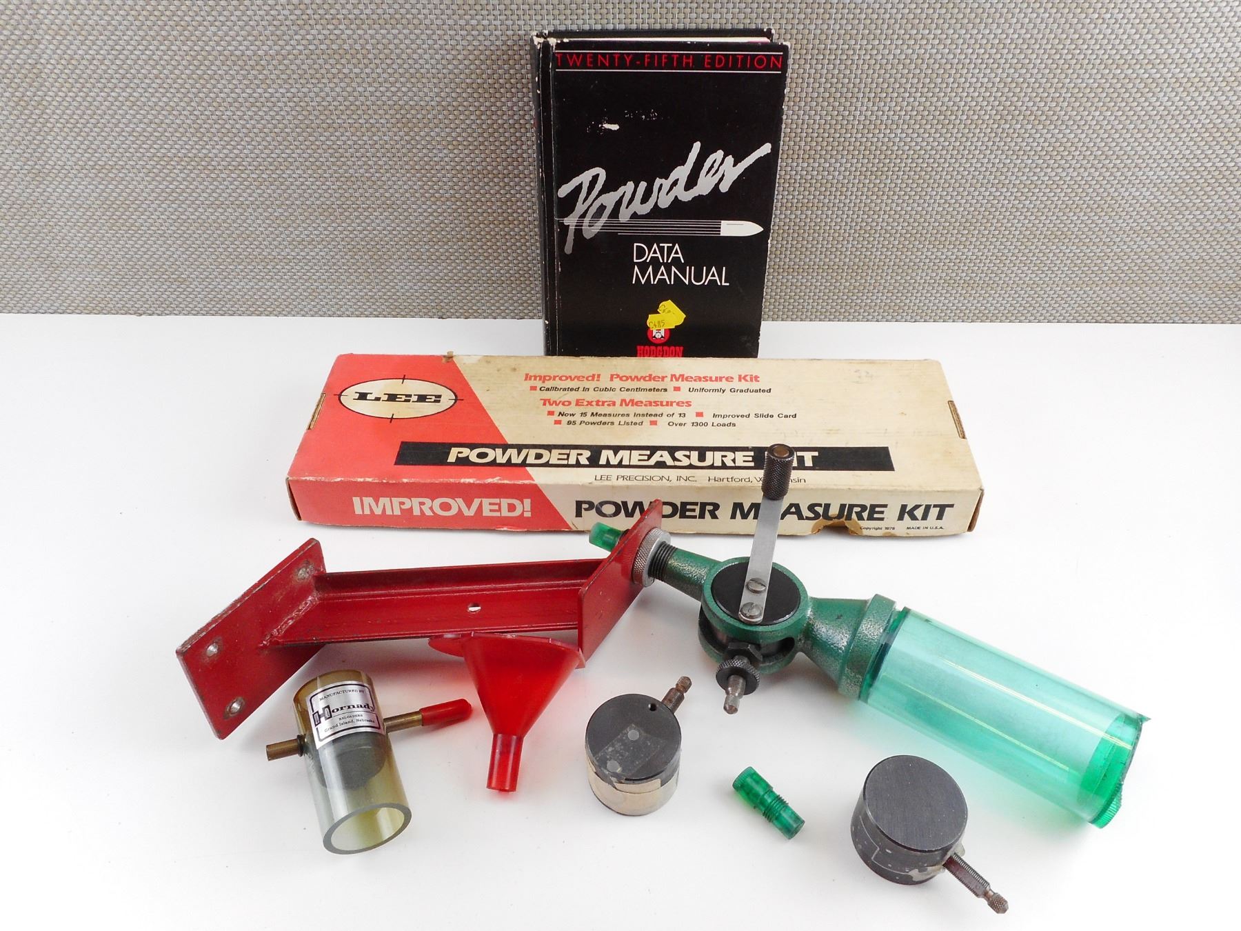 RCBS POWDER MEASURE, LEE SCOOPS, ETC