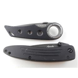 GERBER AND APACHE FLIP KNIVES