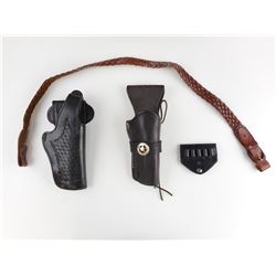 ASSORTED LEATHER HOLSTERS