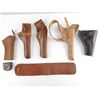 Image 1 : ASSORTED BROWN LEATHER HOLSTERS