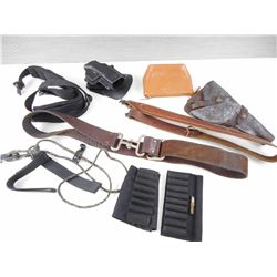 ASSORTED HOLSTERS, AND SLINGS