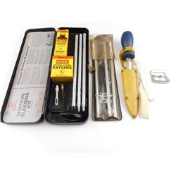ASSORTED GUN CLEANING SUPPLIES