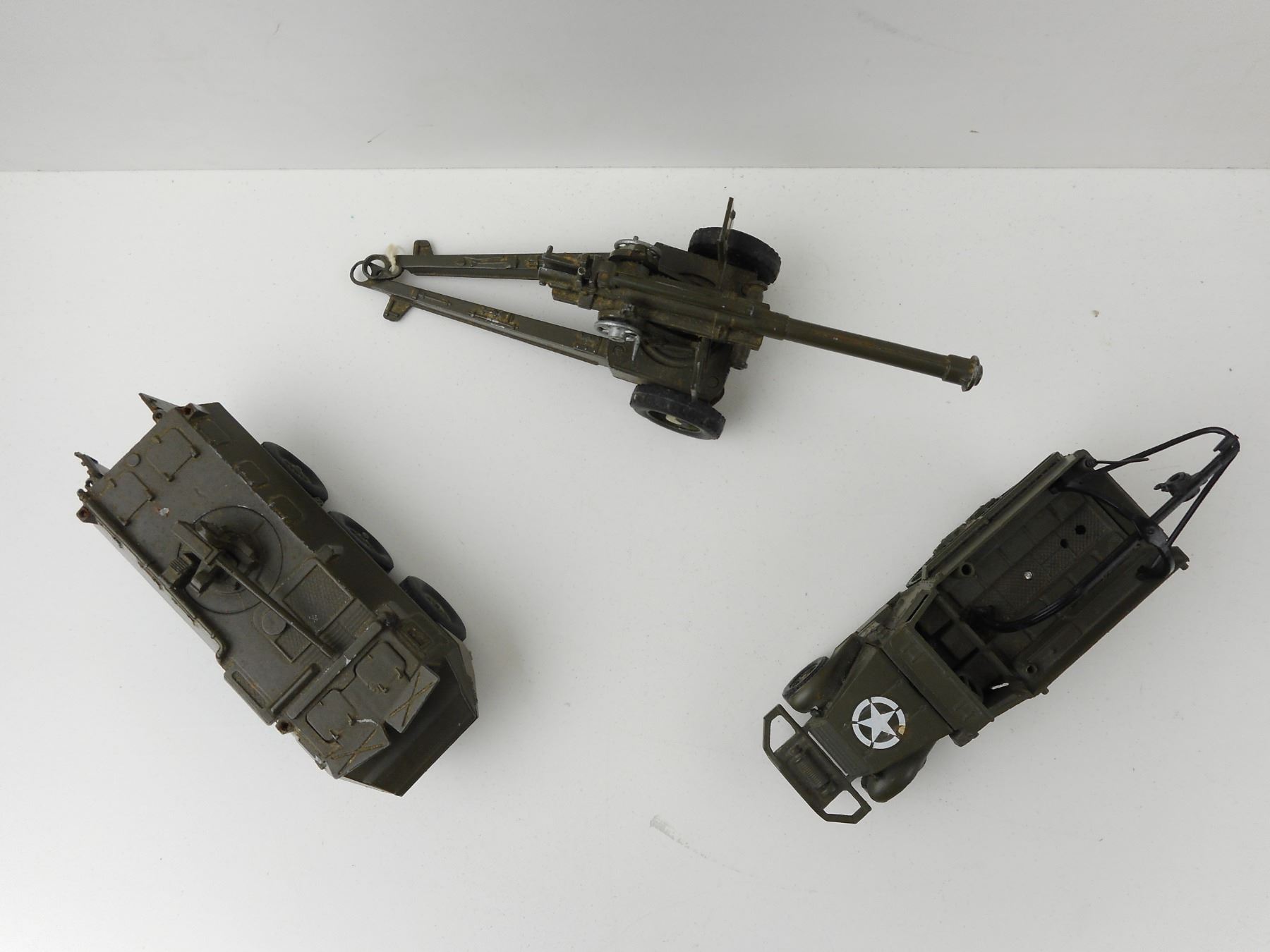Solido Half-Track Militaire Bâché 1/50 - 1ère Version Treuil Évidé Petite Étoile