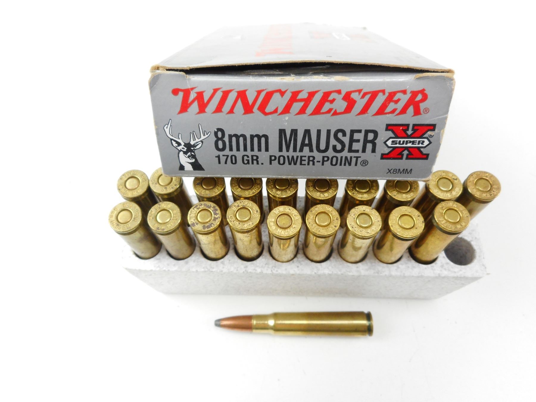 WINCHESTER 8MM MAUSER AMMO