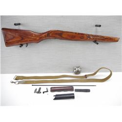 RUSSIAN SKS 7.62 X 39 RIFLE STOCK, OILER, SLING, CLEANING KIT