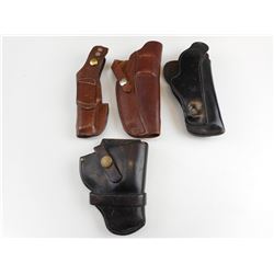 ASSORTED LEATHER HOLSTERS