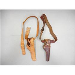 LEATHER HOLSTERS WITH BELTS