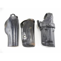 BLACK LEATHER/VINYL  HOLSTERS