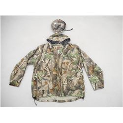 CAMO HUNTING COAT AND HAT