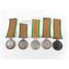 Image 1 : WWII DEFENCE MEDALS