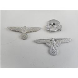 HEER CAP EAGLE, S.S EAGLE BADGES