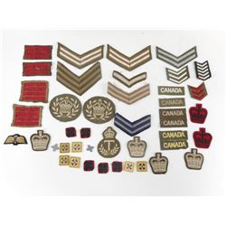 BRITISH/CDN WWII ETC BADGES