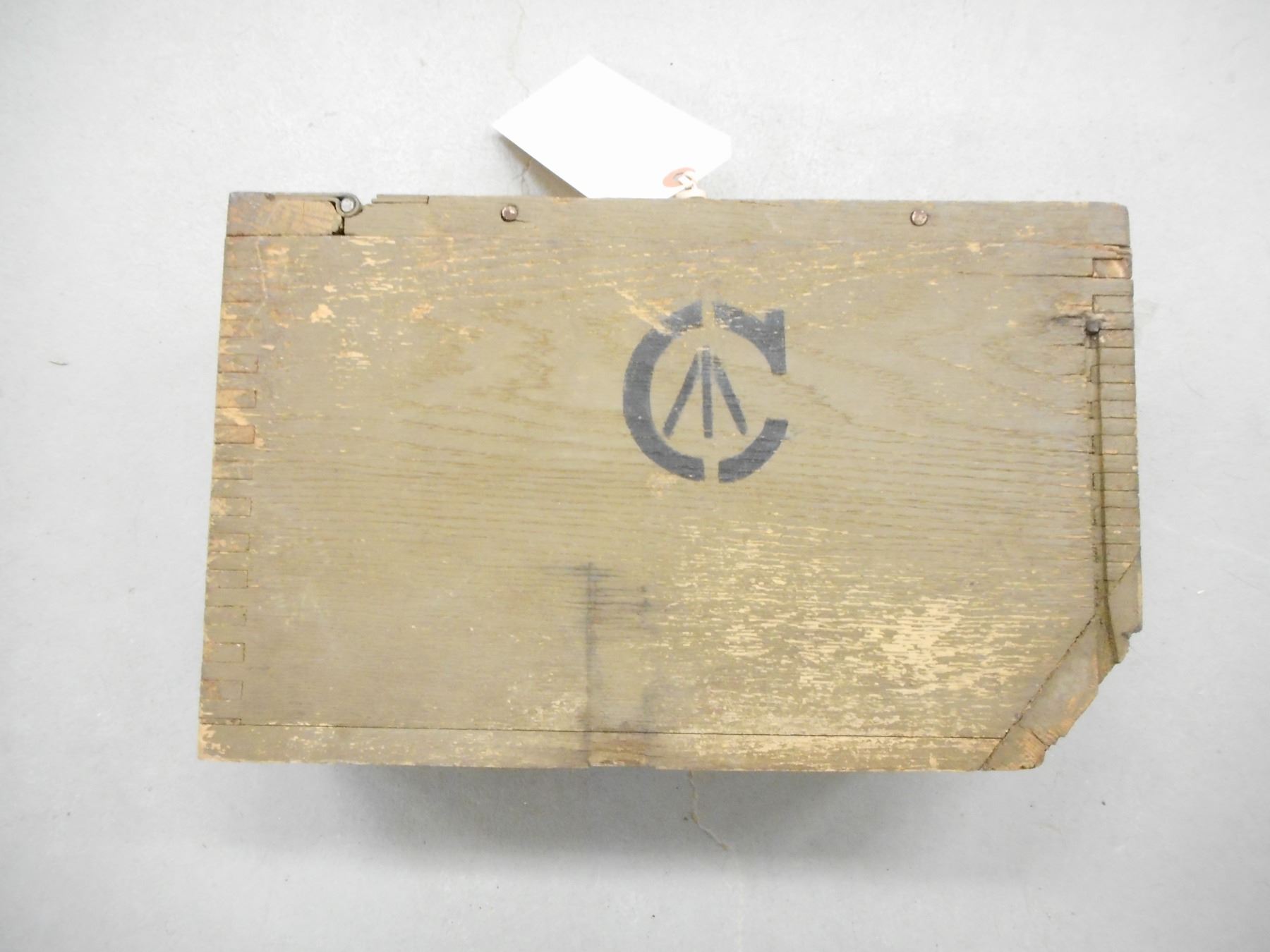 Candian Rifle Bullets Box US/CANADIAN BROWNING 1917 WOOD AMMO BOX