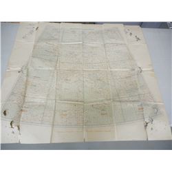 WWII GERMAN CAPTURED MAP