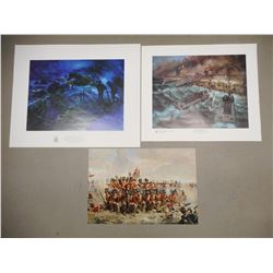 QUEENS OWN RIFLES, PRINTS.