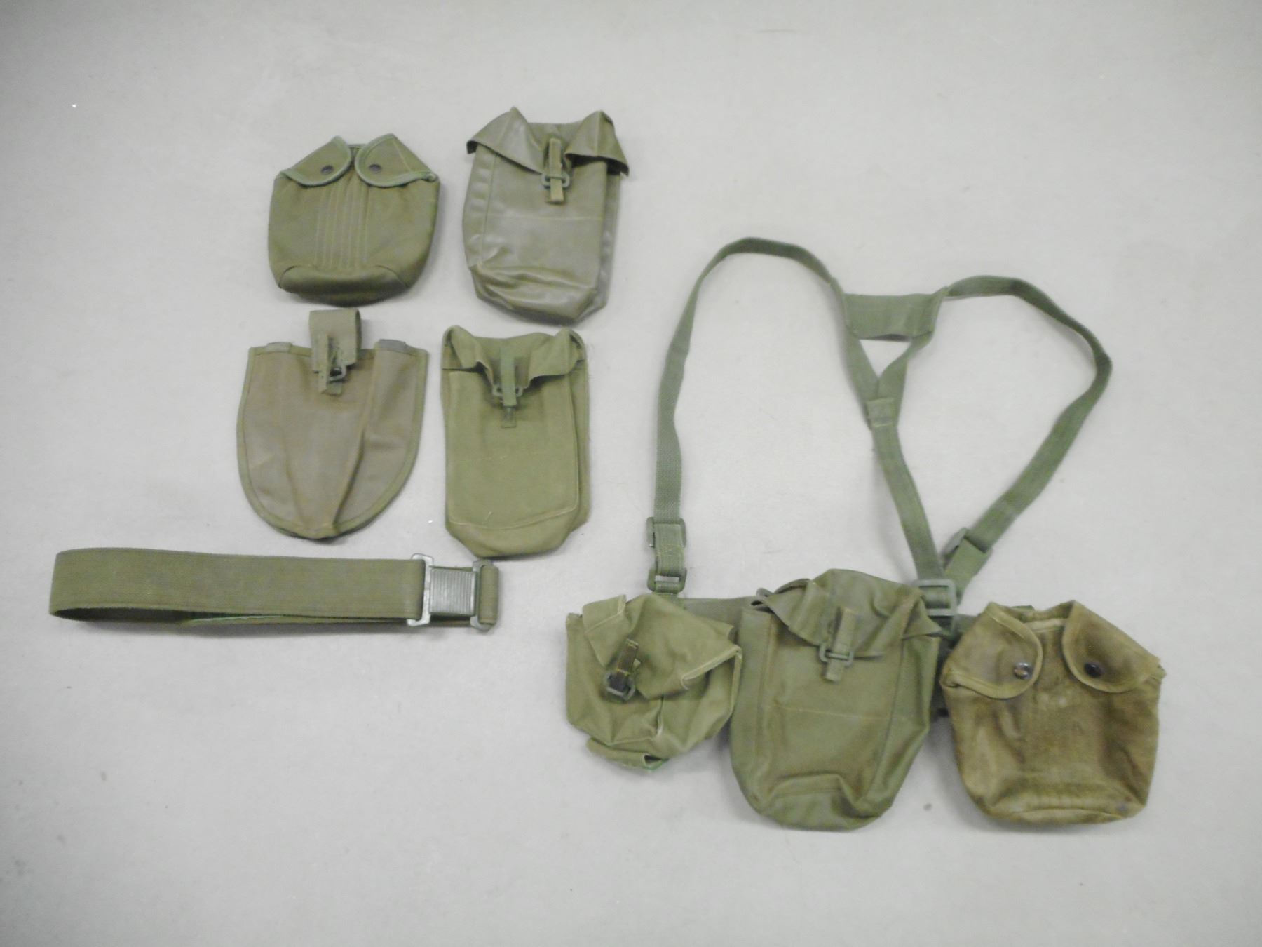 ASSORTED CANADIAN MILITARY 64 PATTERN WEBBING