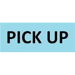 PICK UP INFORMATION