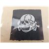 Image 2 : REPLICA WWII WAFFEN SS CAP EAGLE, AND HEAD CLOTH INSIGNIA