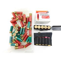 12 GA, 2 3/4", AND 3" SHOTGUN SHELLS, STOCK SLEEVE, AND CASE-GARD.