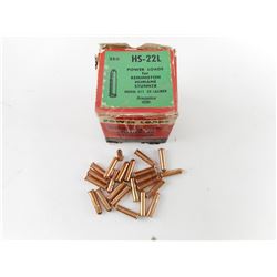 HS-22L 22 CALIBER POWER LOADS