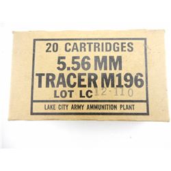 5.56MM TRACER M196 AMMO