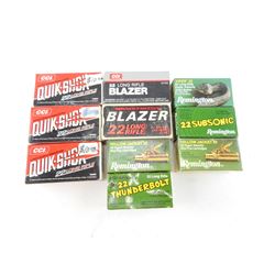 MIXED LOT .22 LR AMMO