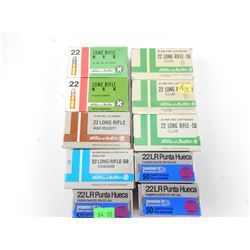 MIXED LOT .22 LR AMMO