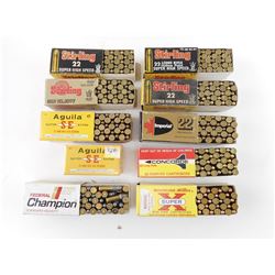 MIXED LOT .22 LR AMMO