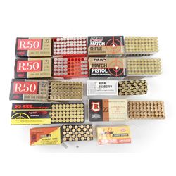 MIXED LOT .22 LR AMMO