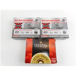 ASSORTED 20 GUAGE AMMO
