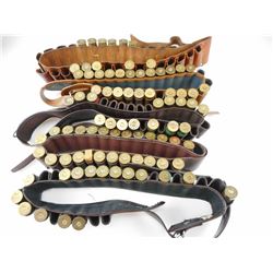ASSORTED 12GA AMMO ON SHELL BELTS